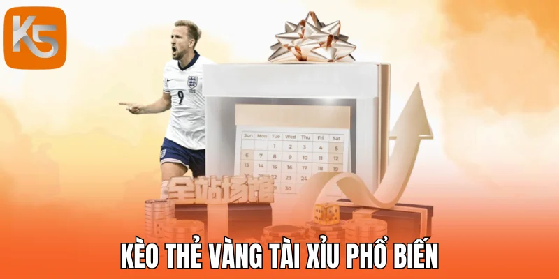 Kèo thẻ vàng tài xỉu phổ biến